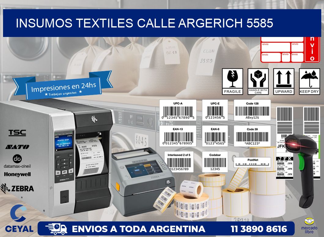 INSUMOS TEXTILES CALLE ARGERICH 5585