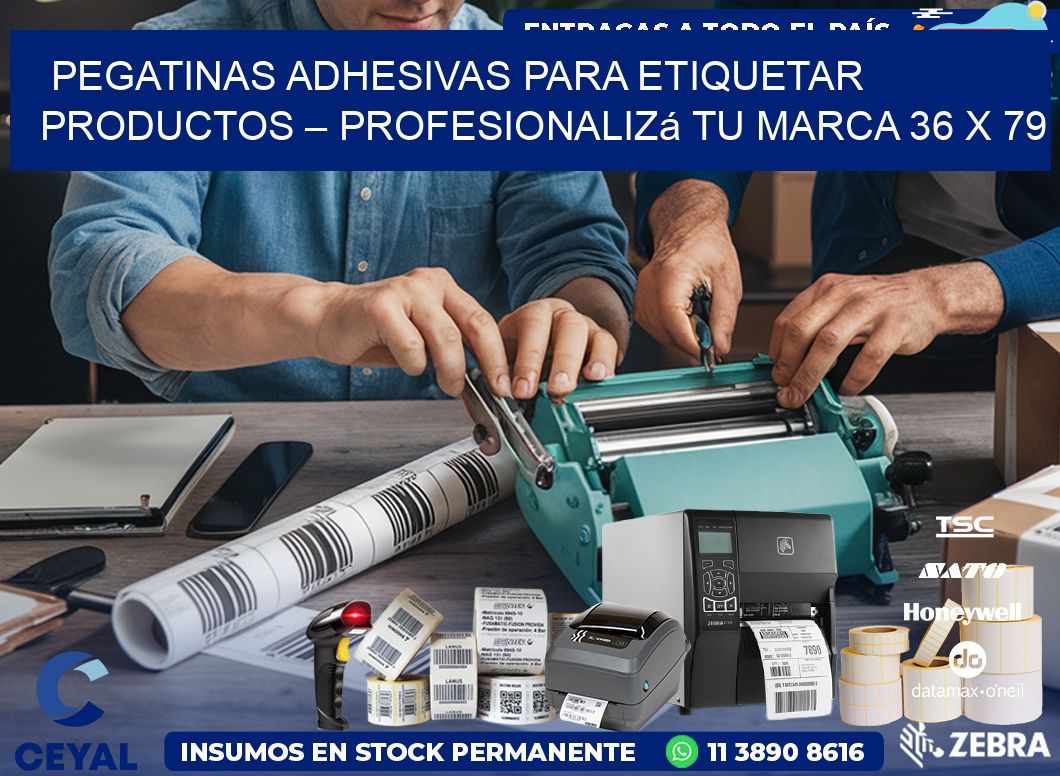Pegatinas Adhesivas para Etiquetar Productos – Profesionalizá Tu Marca 36 x 79