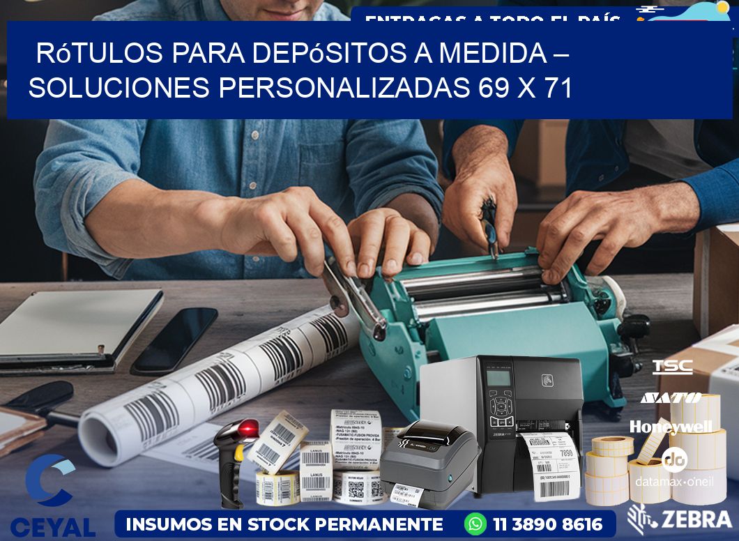 Rótulos para Depósitos a Medida – Soluciones Personalizadas 69 x 71