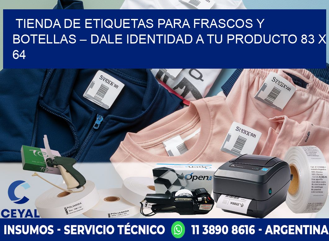 Tienda de Etiquetas para Frascos y Botellas – Dale Identidad a Tu Producto 83 x 64
