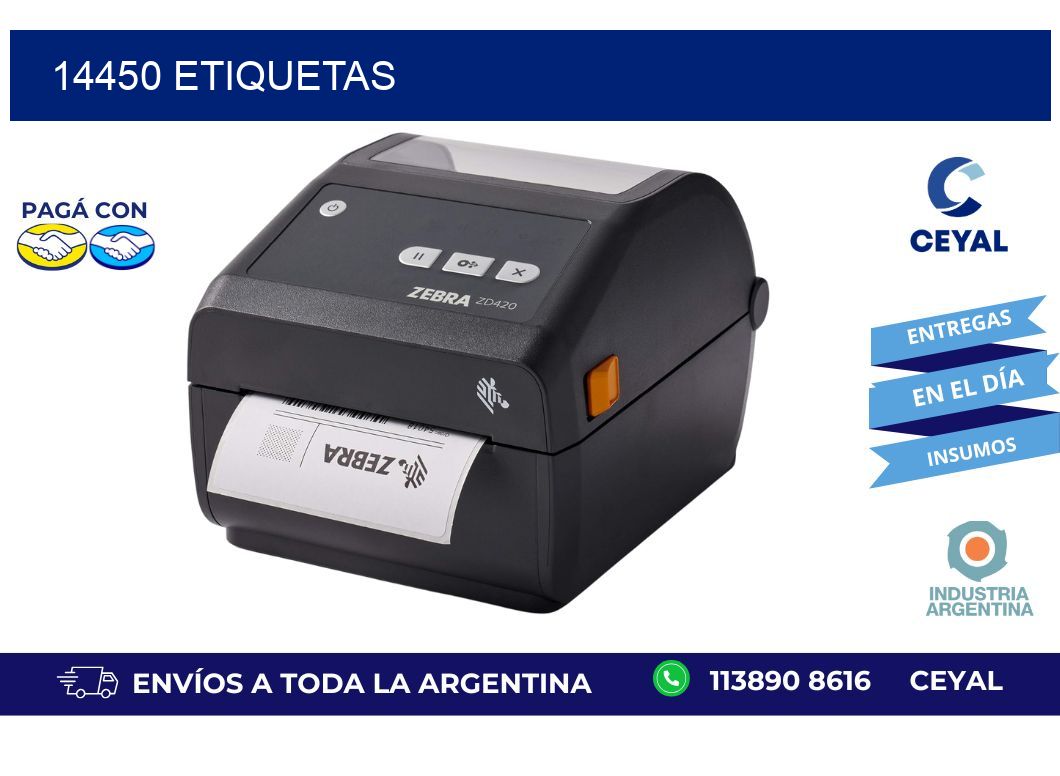 14450 ETIQUETAS