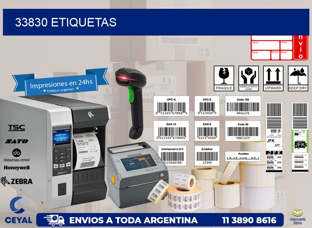33830 ETIQUETAS