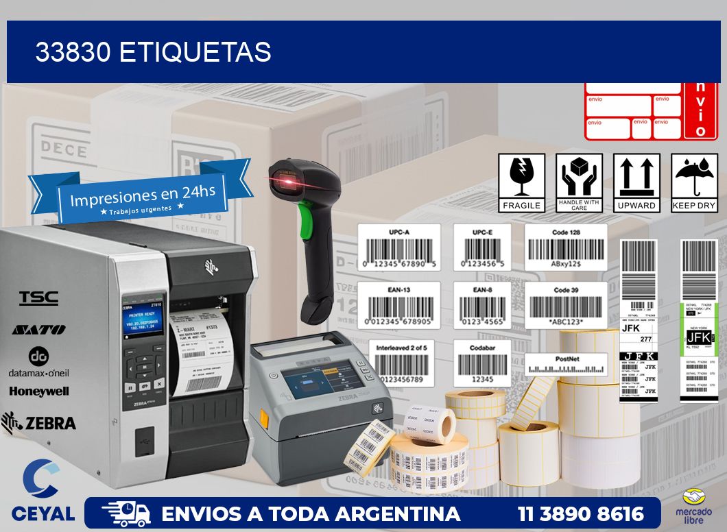 33830 ETIQUETAS