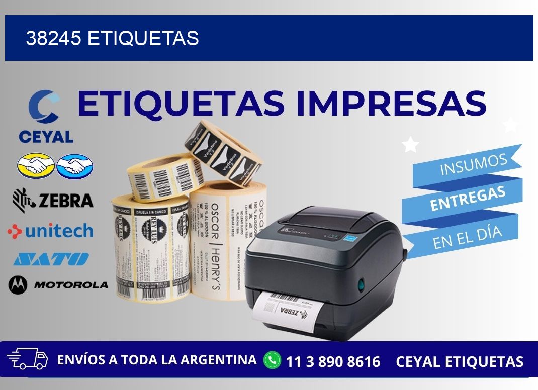 38245 ETIQUETAS