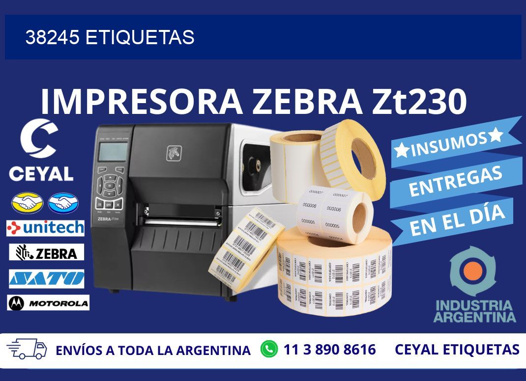 38245 ETIQUETAS