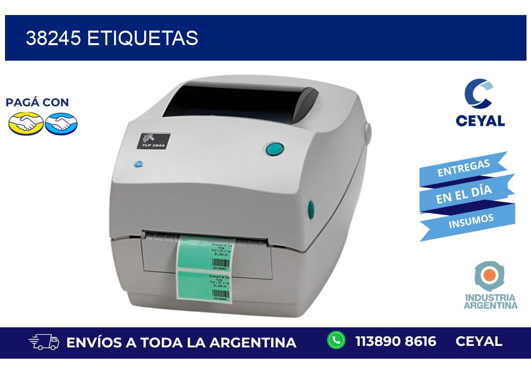 38245 ETIQUETAS