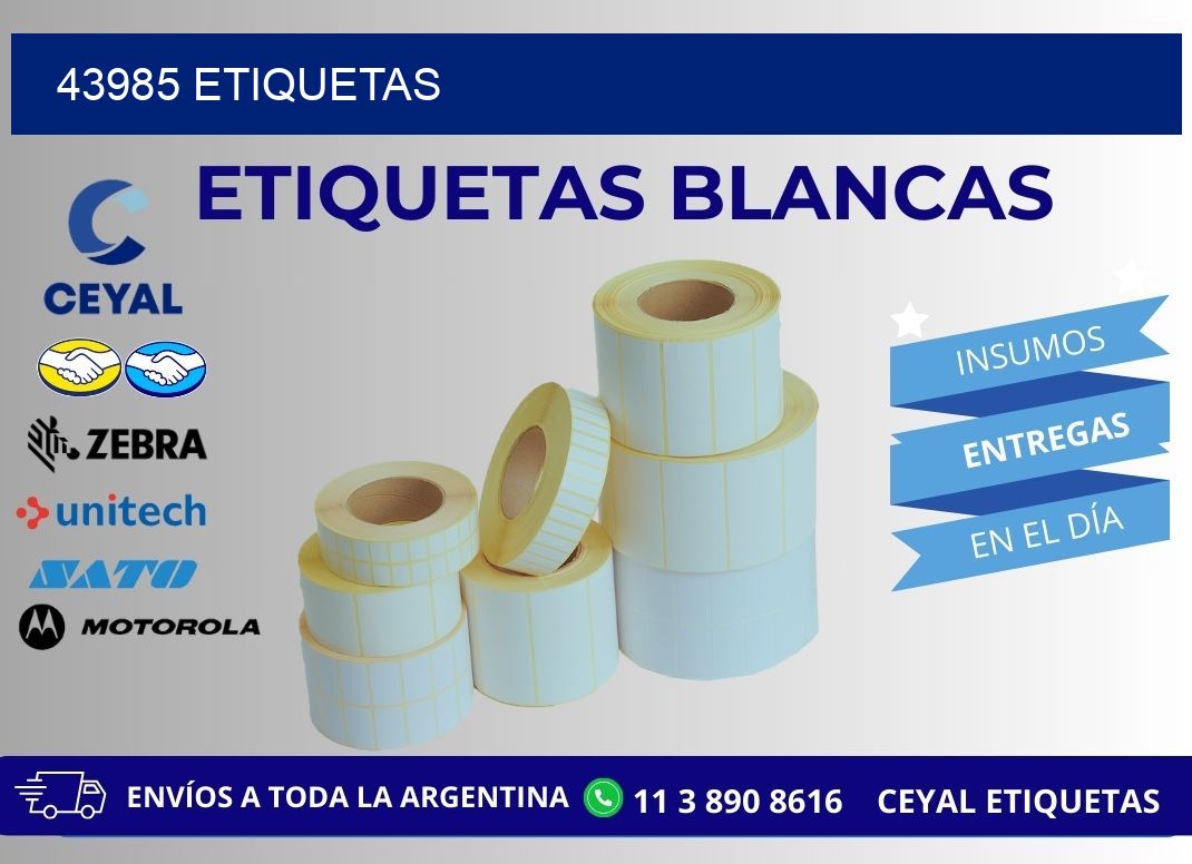 43985 ETIQUETAS