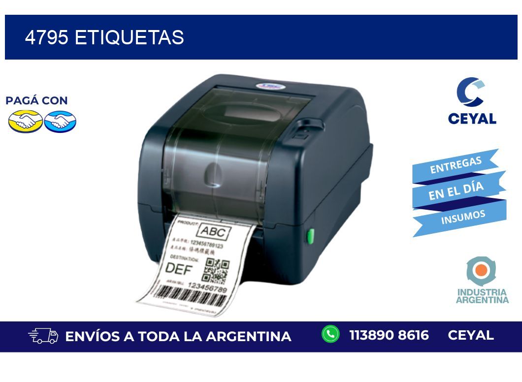 4795 ETIQUETAS