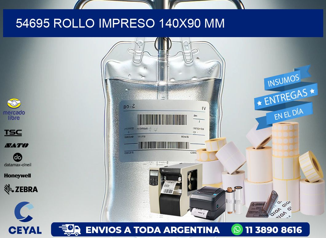 54695 ROLLO IMPRESO 140×90 mm