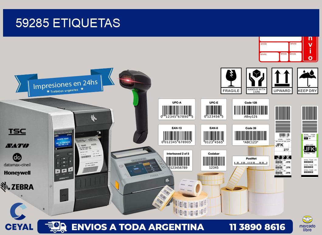 59285 ETIQUETAS