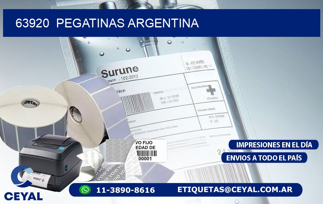 63920  Pegatinas Argentina