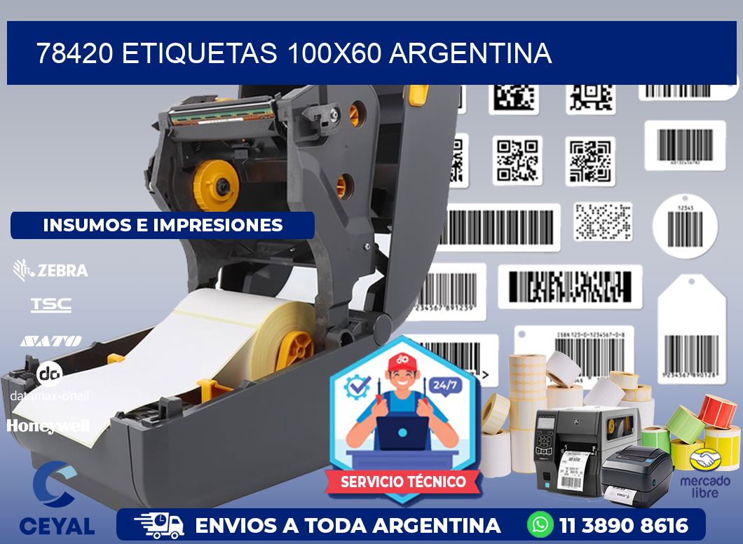 78420 ETIQUETAS 100x60 argentina