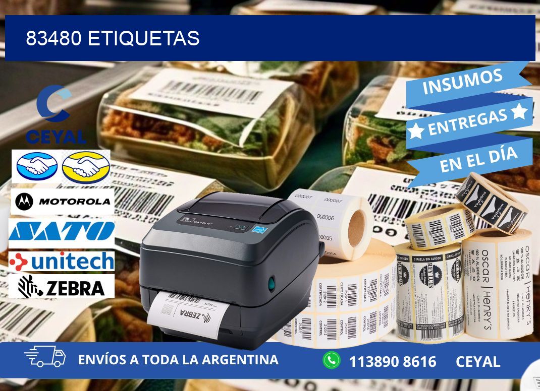 83480 ETIQUETAS