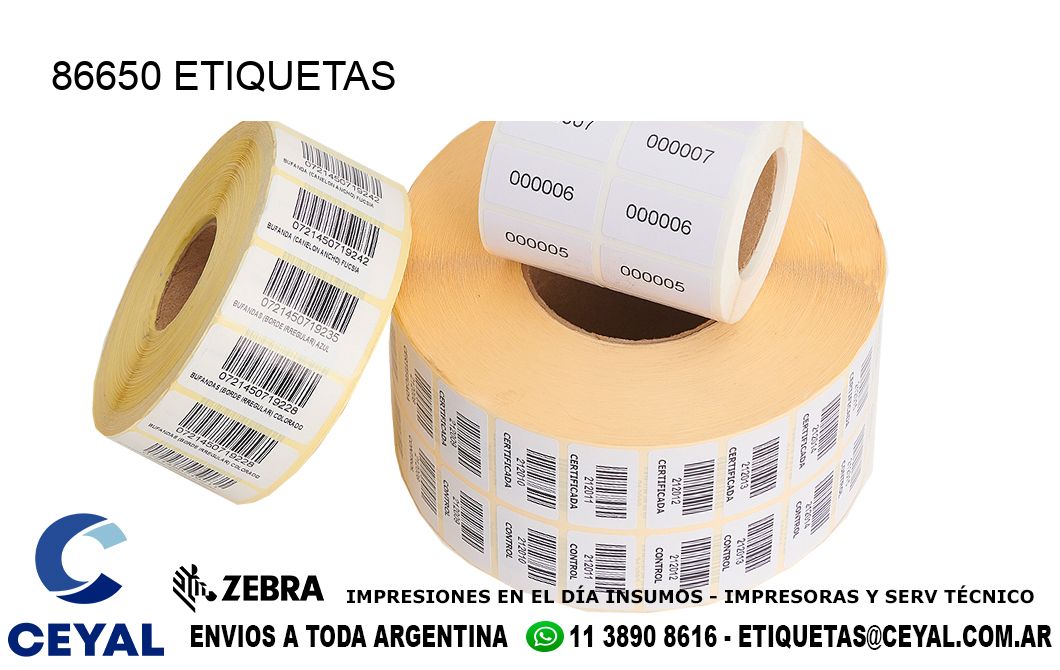86650 ETIQUETAS