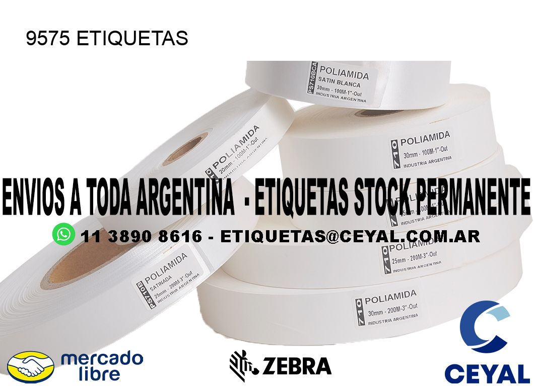 9575 ETIQUETAS