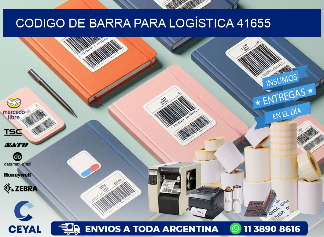 CODIGO DE BARRA PARA LOGÍSTICA 41655