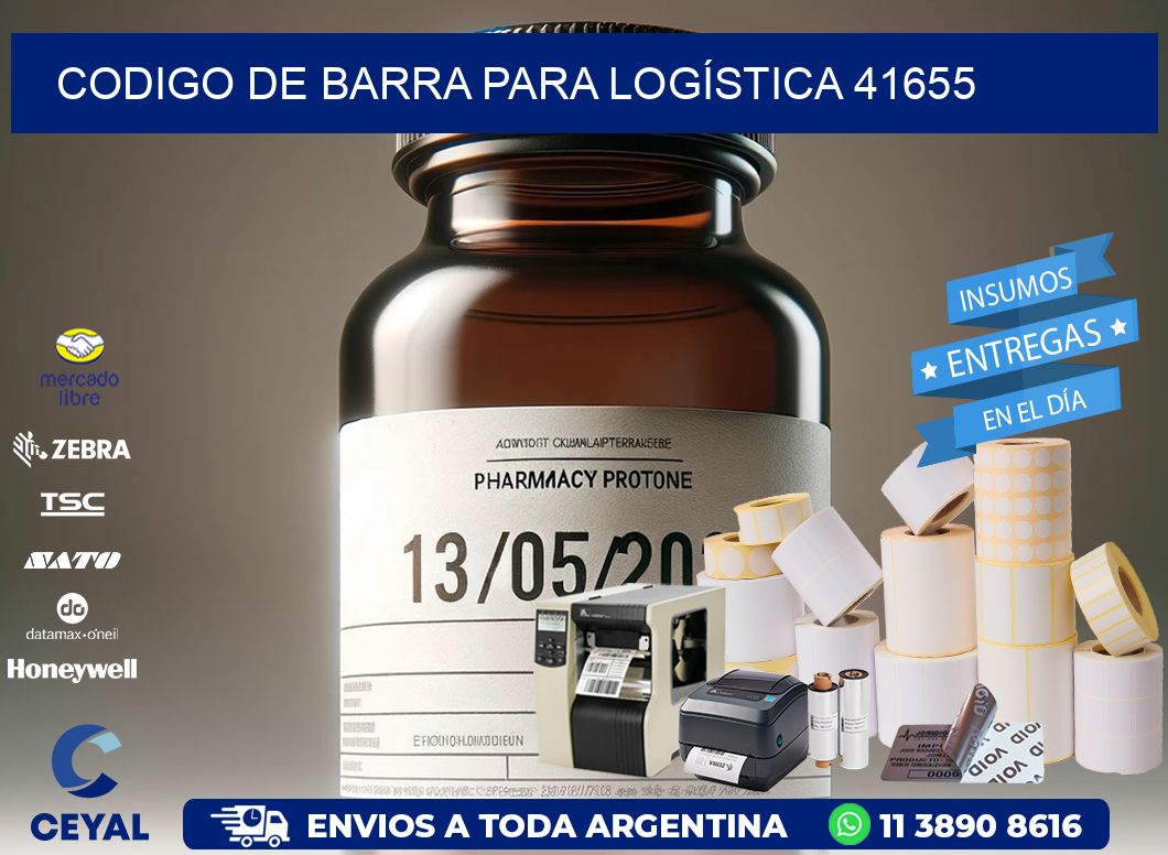 CODIGO DE BARRA PARA LOGÍSTICA 41655