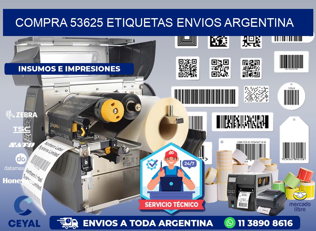 COMPRA 53625 ETIQUETAS ENVIOS ARGENTINA