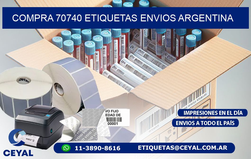 COMPRA 70740 ETIQUETAS ENVIOS ARGENTINA