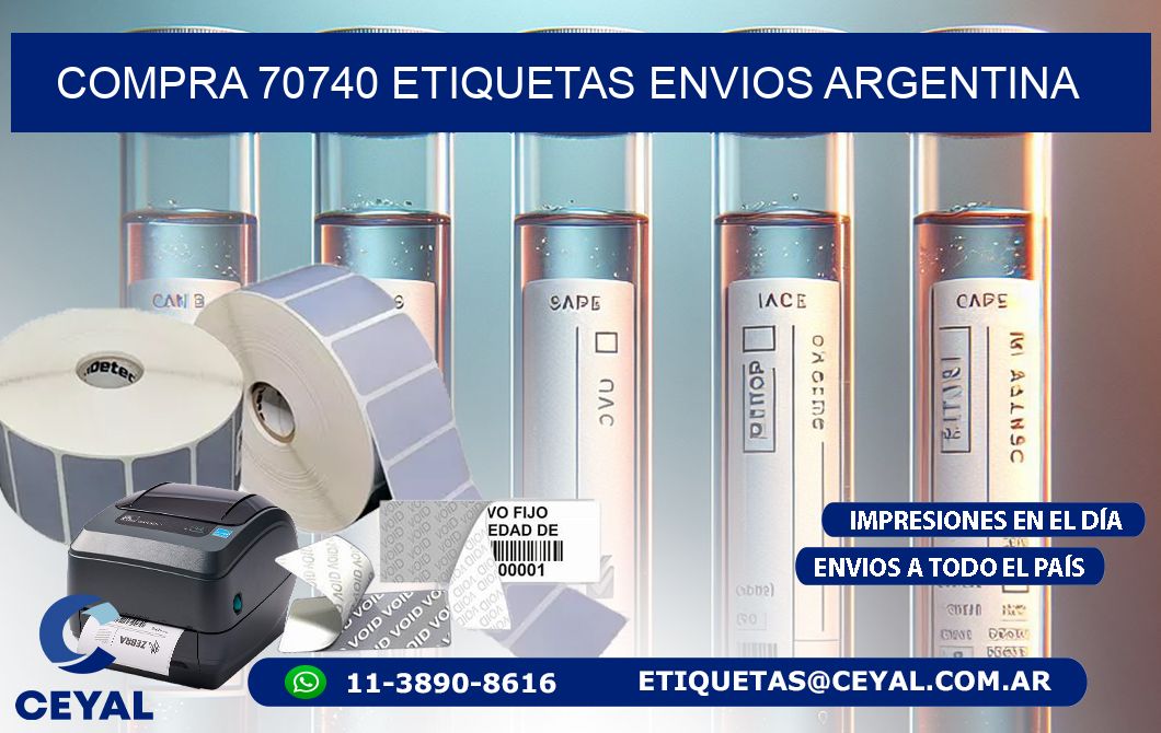 COMPRA 70740 ETIQUETAS ENVIOS ARGENTINA