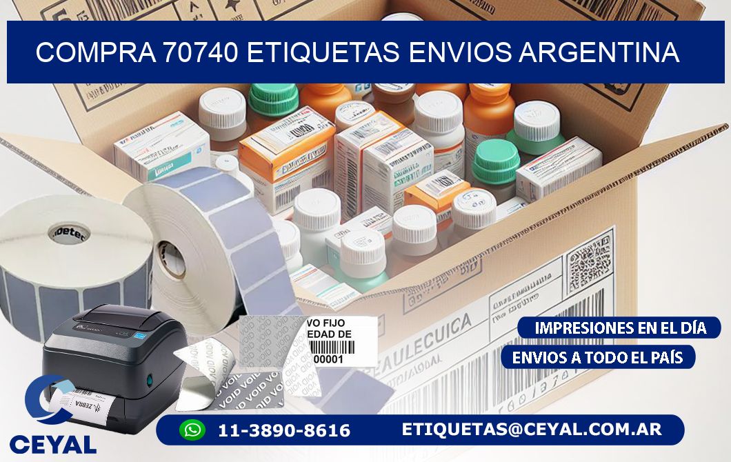 COMPRA 70740 ETIQUETAS ENVIOS ARGENTINA