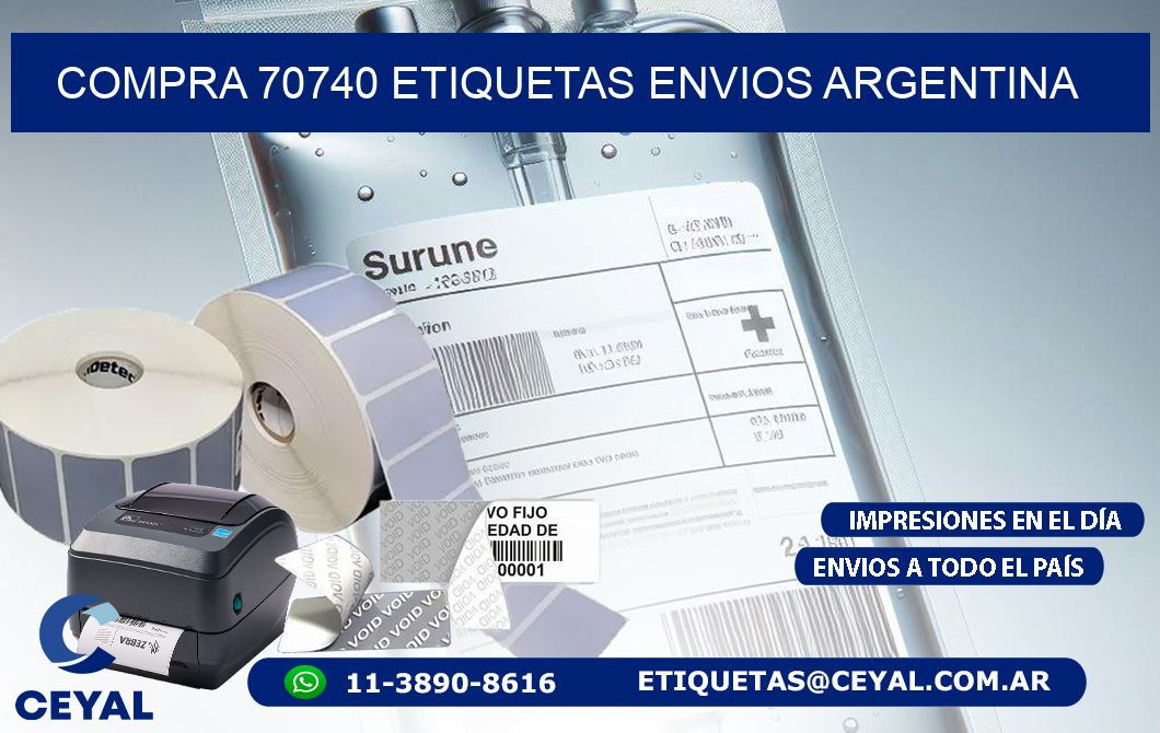 COMPRA 70740 ETIQUETAS ENVIOS ARGENTINA