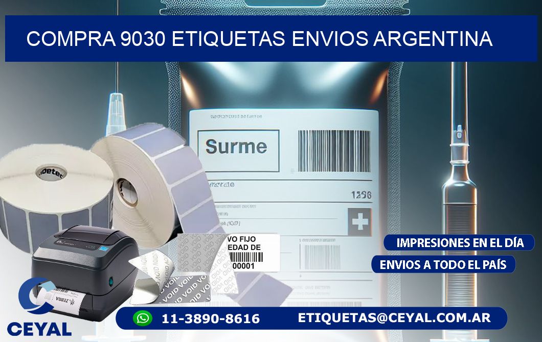 COMPRA 9030 ETIQUETAS ENVIOS ARGENTINA