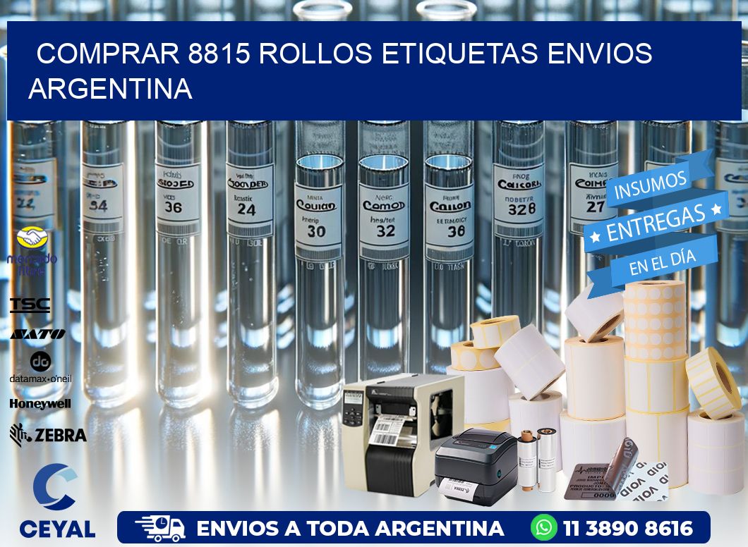 COMPRAR 8815 ROLLOS ETIQUETAS ENVIOS ARGENTINA