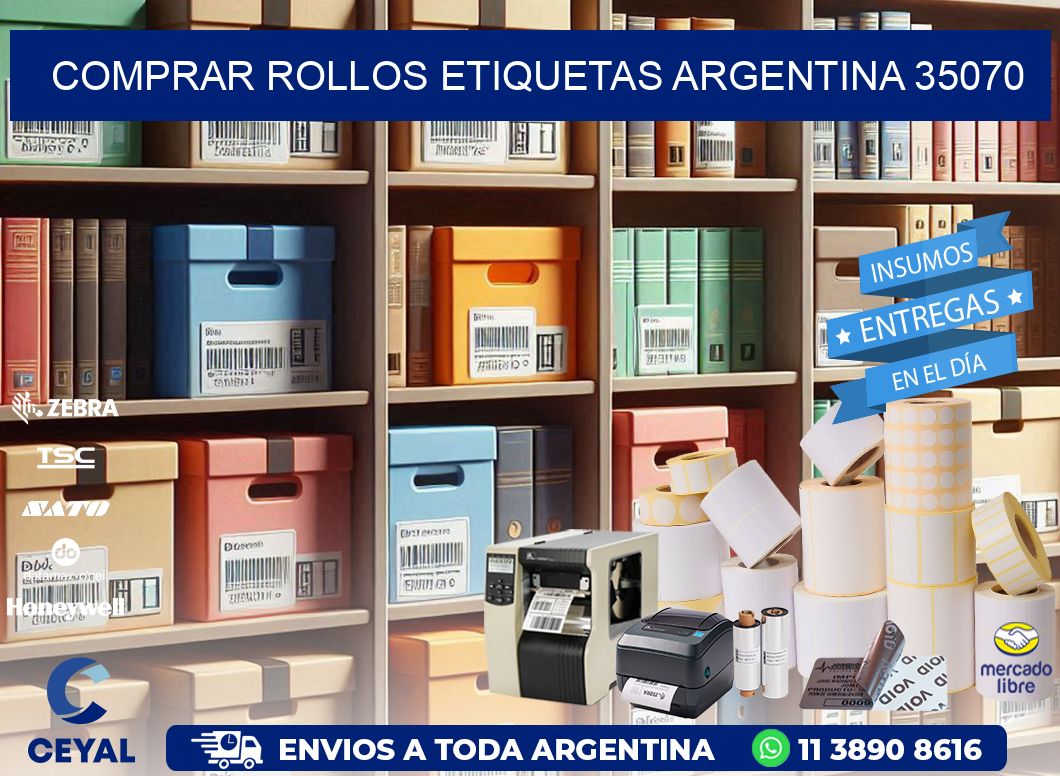 COMPRAR ROLLOS ETIQUETAS ARGENTINA 35070