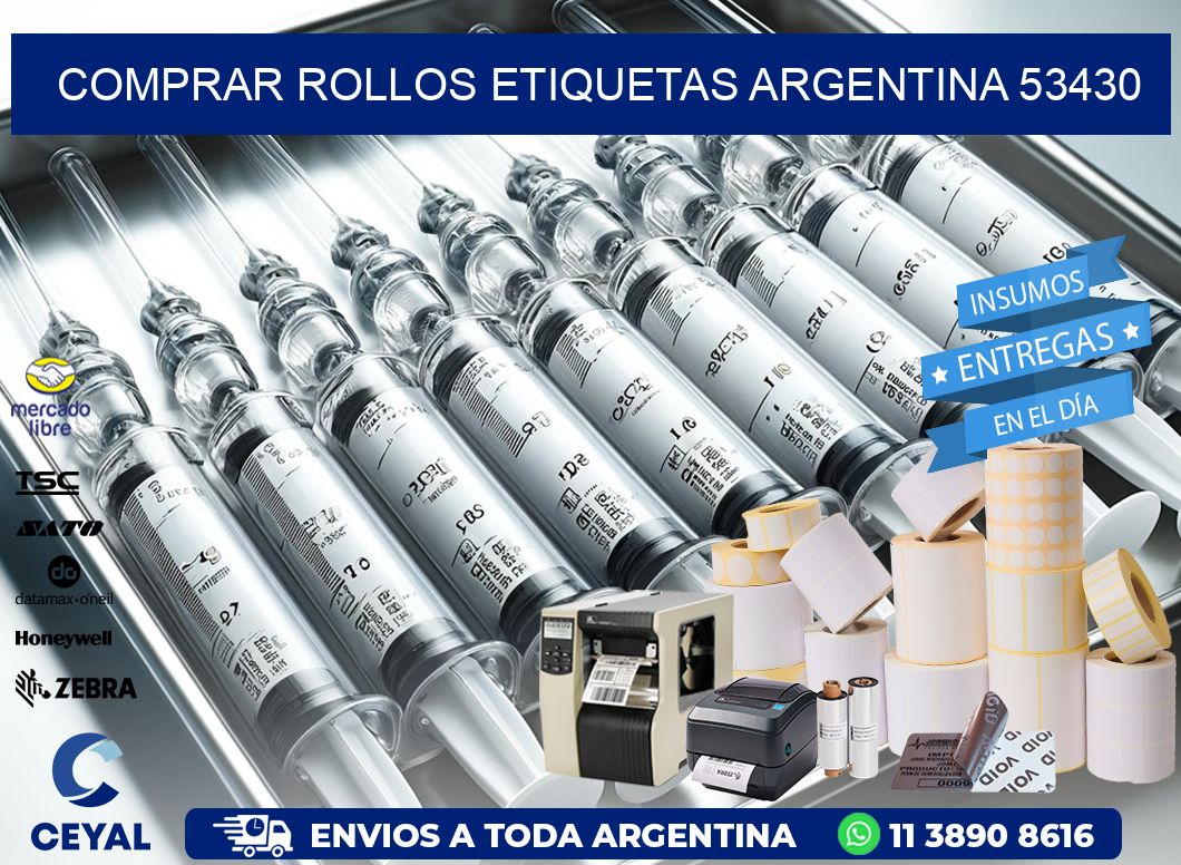COMPRAR ROLLOS ETIQUETAS ARGENTINA 53430
