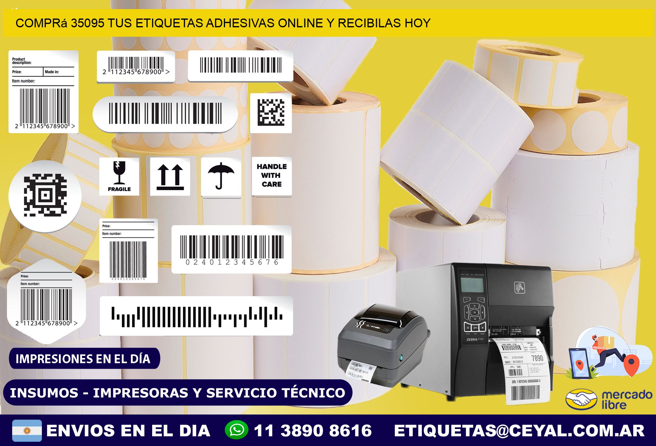 Comprá 35095 tus Etiquetas Adhesivas Online y Recibilas Hoy