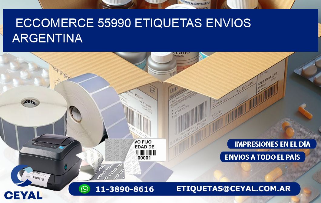 ECCOMERCE 55990 ETIQUETAS ENVIOS ARGENTINA