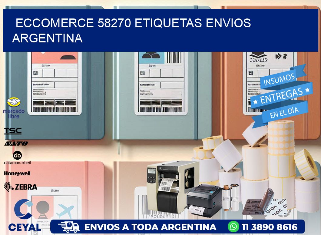 ECCOMERCE 58270 ETIQUETAS ENVIOS ARGENTINA