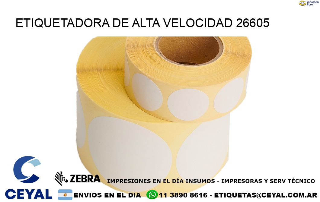 ETIQUETADORA DE ALTA VELOCIDAD 26605