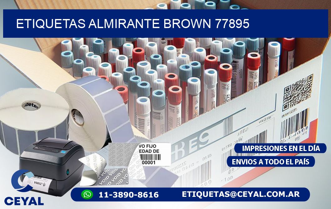 ETIQUETAS ALMIRANTE BROWN 77895