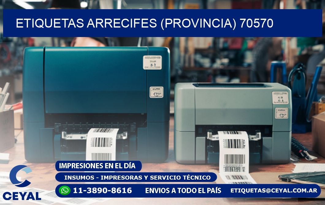 ETIQUETAS ARRECIFES (PROVINCIA) 70570