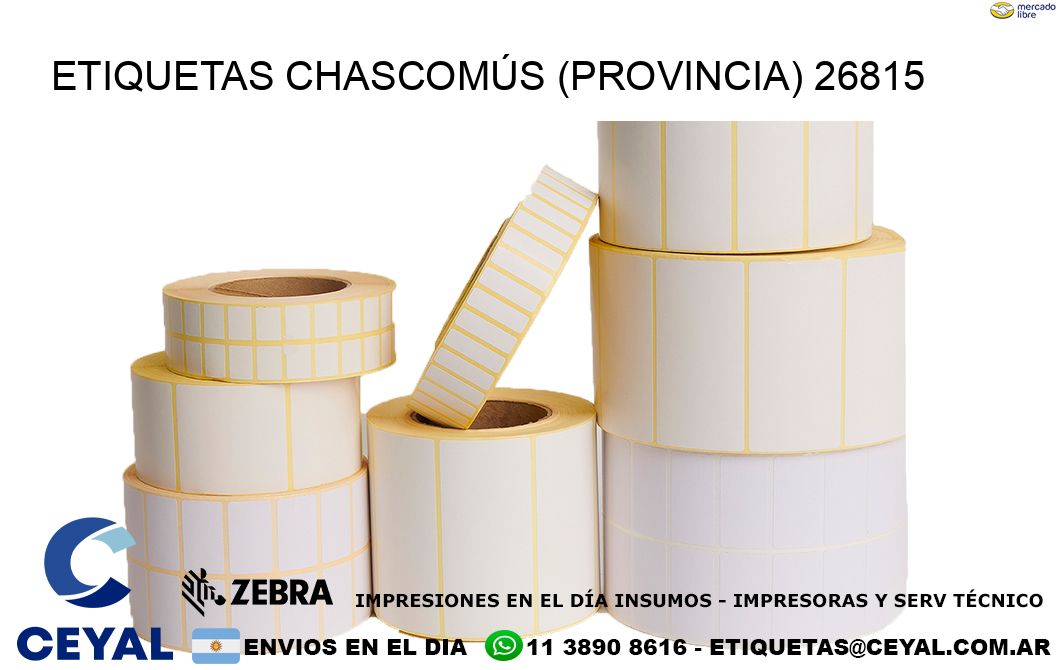 ETIQUETAS CHASCOMÚS (PROVINCIA) 26815