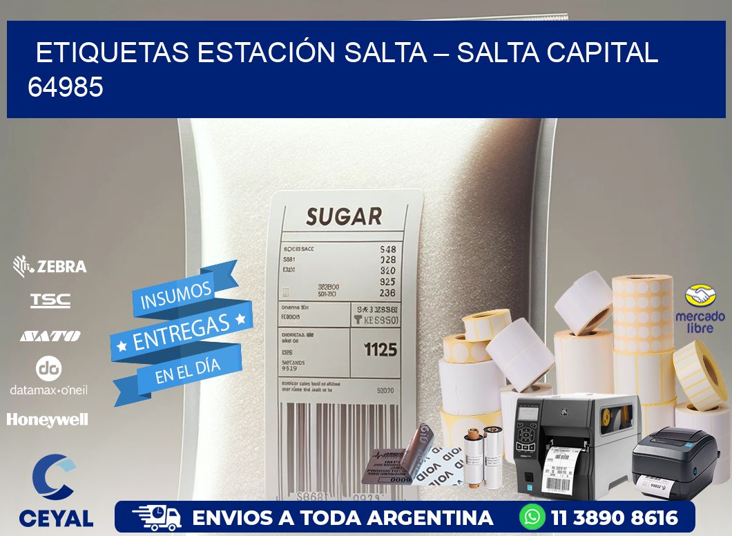ETIQUETAS ESTACIÓN SALTA – SALTA CAPITAL 64985