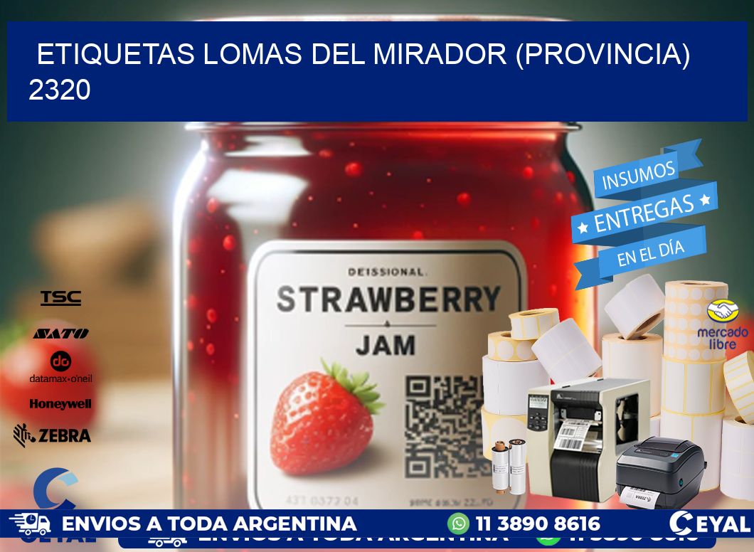 ETIQUETAS LOMAS DEL MIRADOR (PROVINCIA) 2320