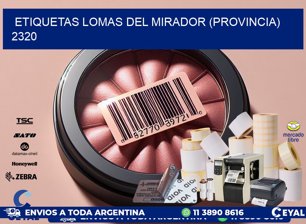 ETIQUETAS LOMAS DEL MIRADOR (PROVINCIA) 2320