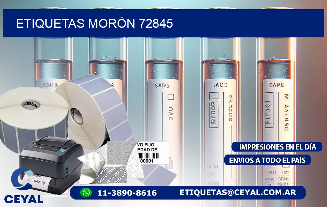 ETIQUETAS MORÓN 72845