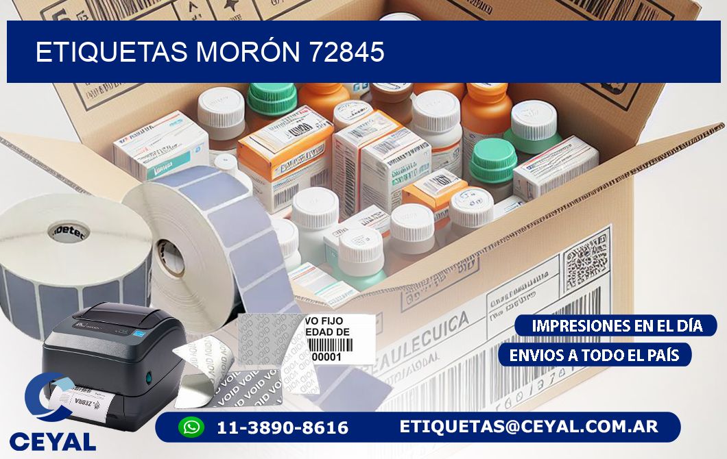 ETIQUETAS MORÓN 72845