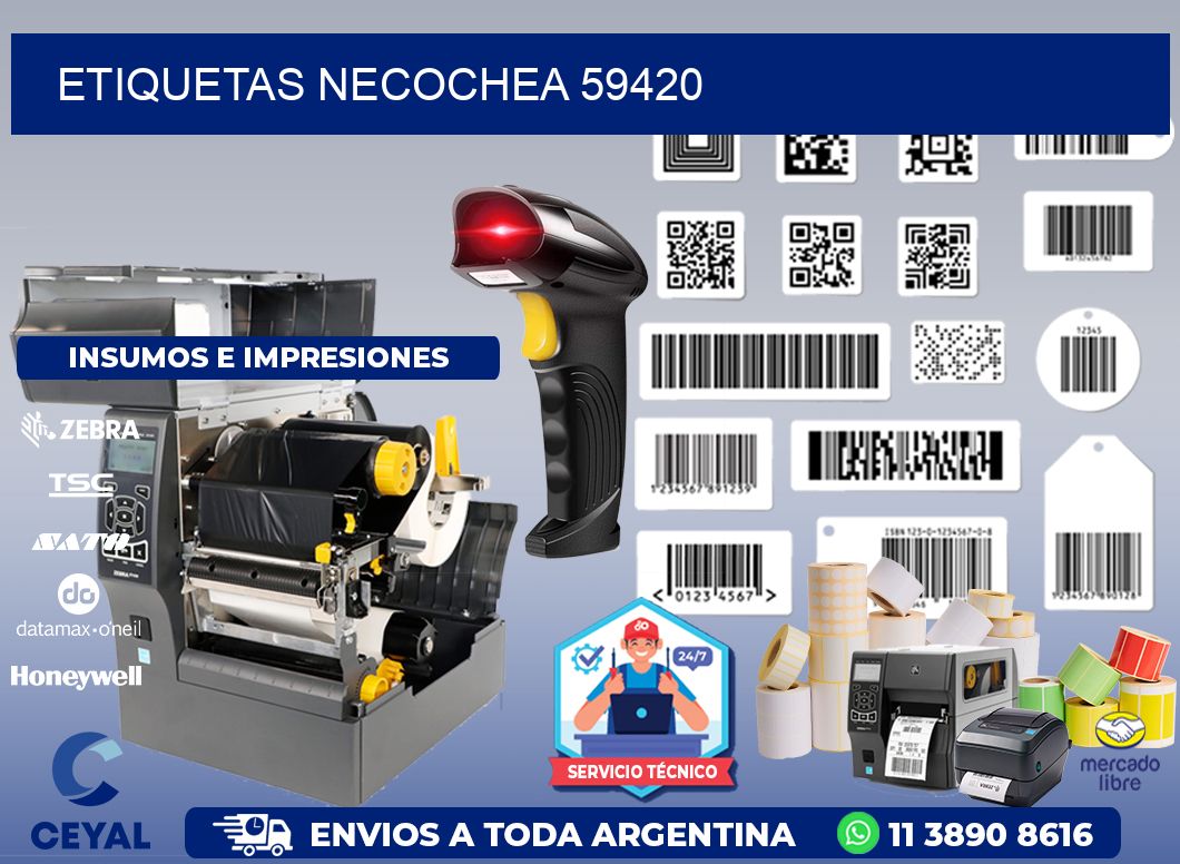 ETIQUETAS NECOCHEA 59420