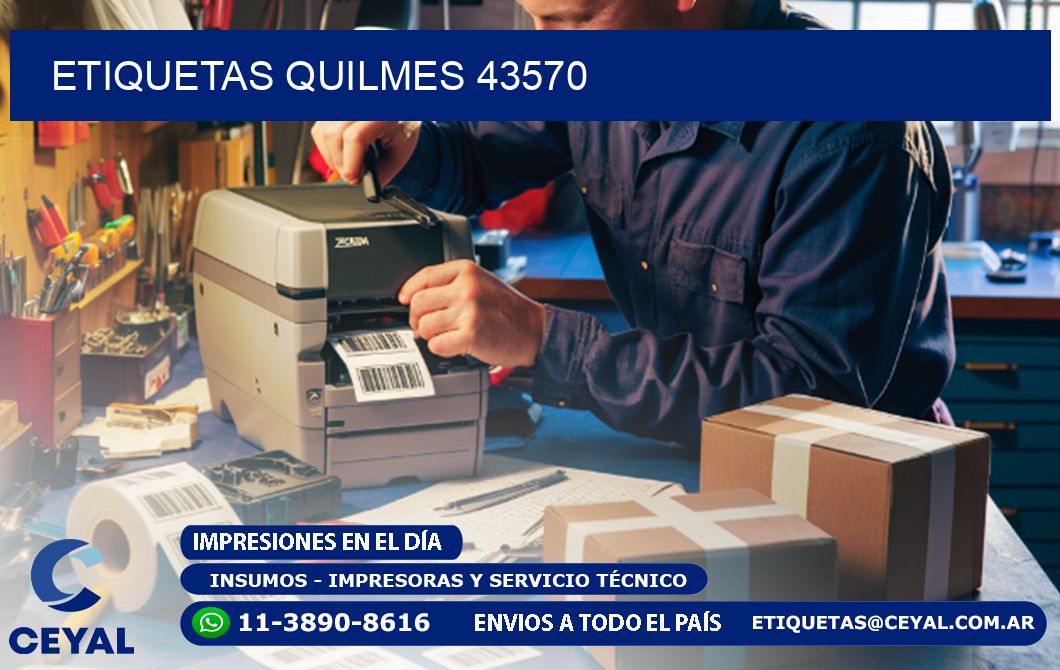 ETIQUETAS QUILMES 43570