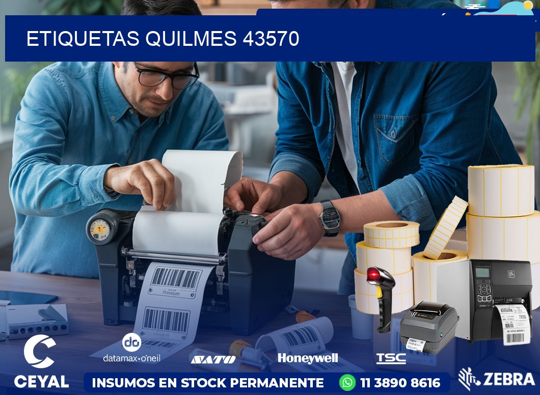 ETIQUETAS QUILMES 43570