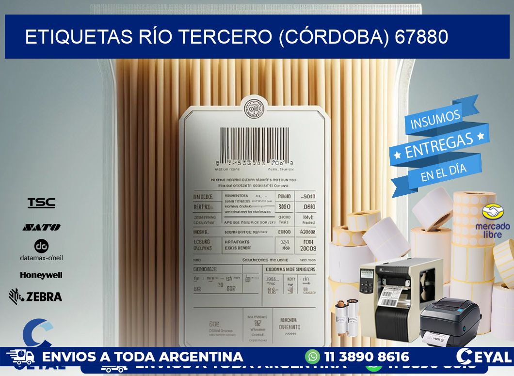 ETIQUETAS RÍO TERCERO (CÓRDOBA) 67880