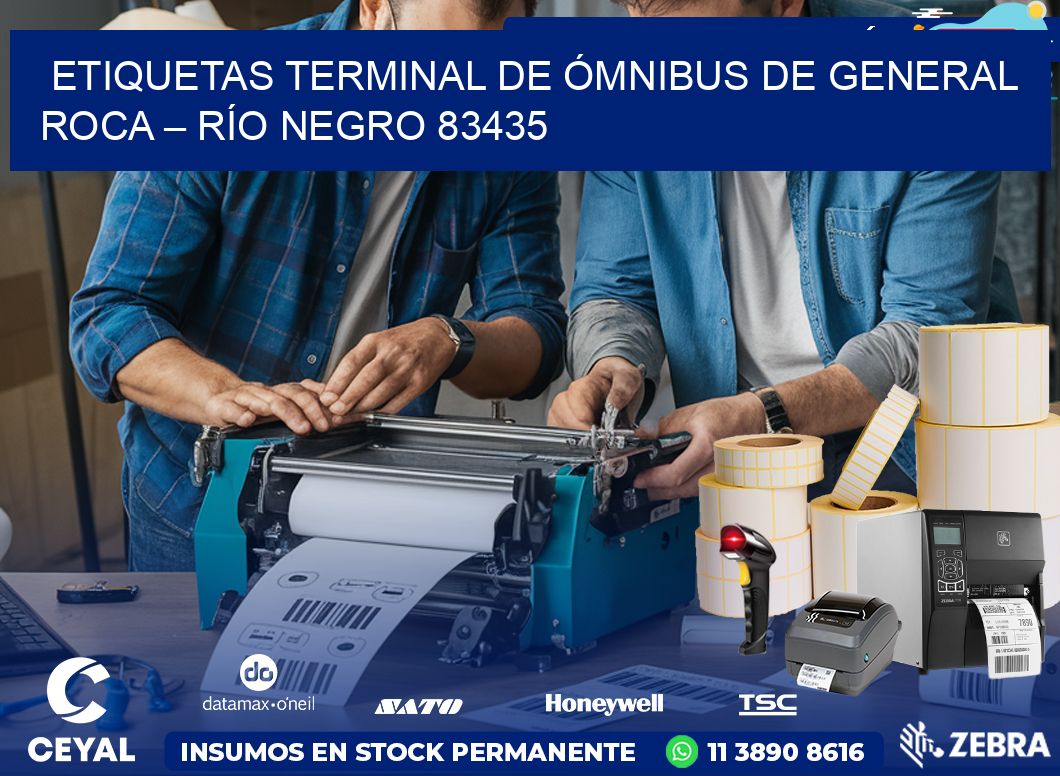 ETIQUETAS TERMINAL DE ÓMNIBUS DE GENERAL ROCA – RÍO NEGRO 83435