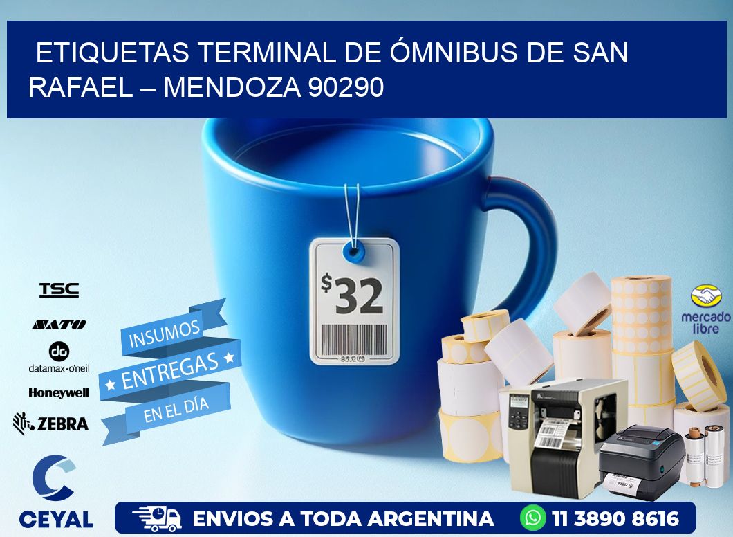 ETIQUETAS TERMINAL DE ÓMNIBUS DE SAN RAFAEL – MENDOZA 90290