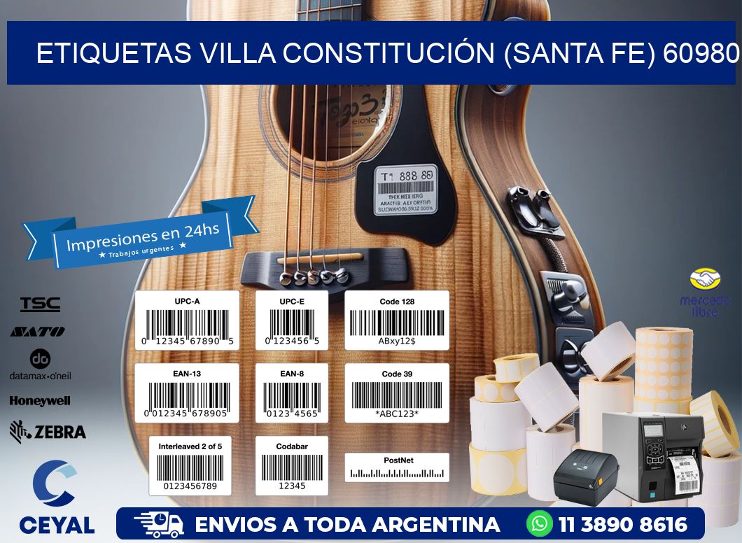 ETIQUETAS VILLA CONSTITUCIÓN (SANTA FE) 60980