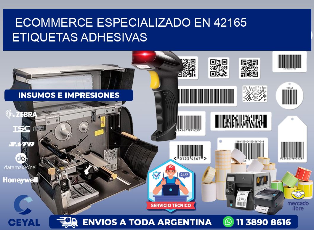 Ecommerce Especializado en 42165 Etiquetas Adhesivas